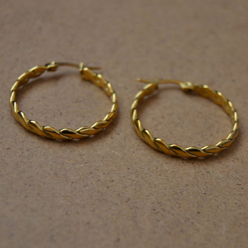 Colette Crystal Hoop Earrings