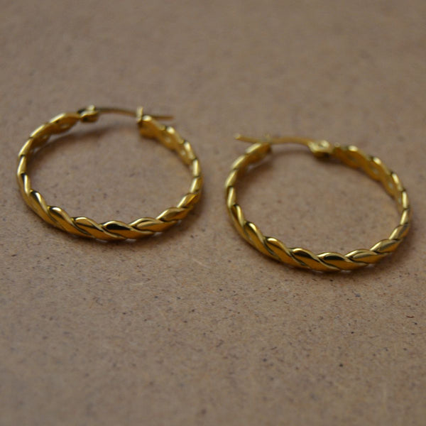 Colette Crystal Hoop Earrings